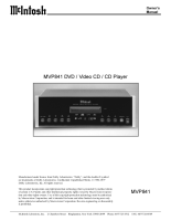 McIntosh MVP-841 - Owners manual 